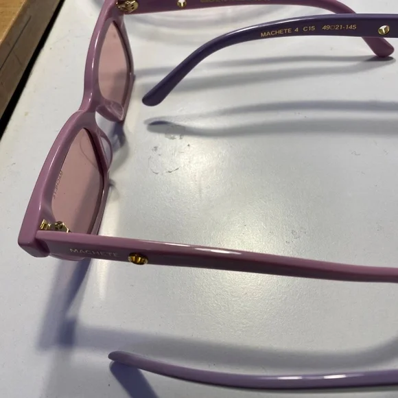 Machete Ruby Sunglasses in Orchid - Picture 3 of 3